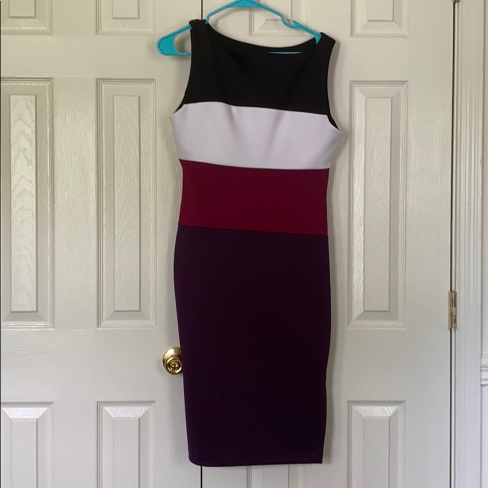 New York & Company colorblock dress